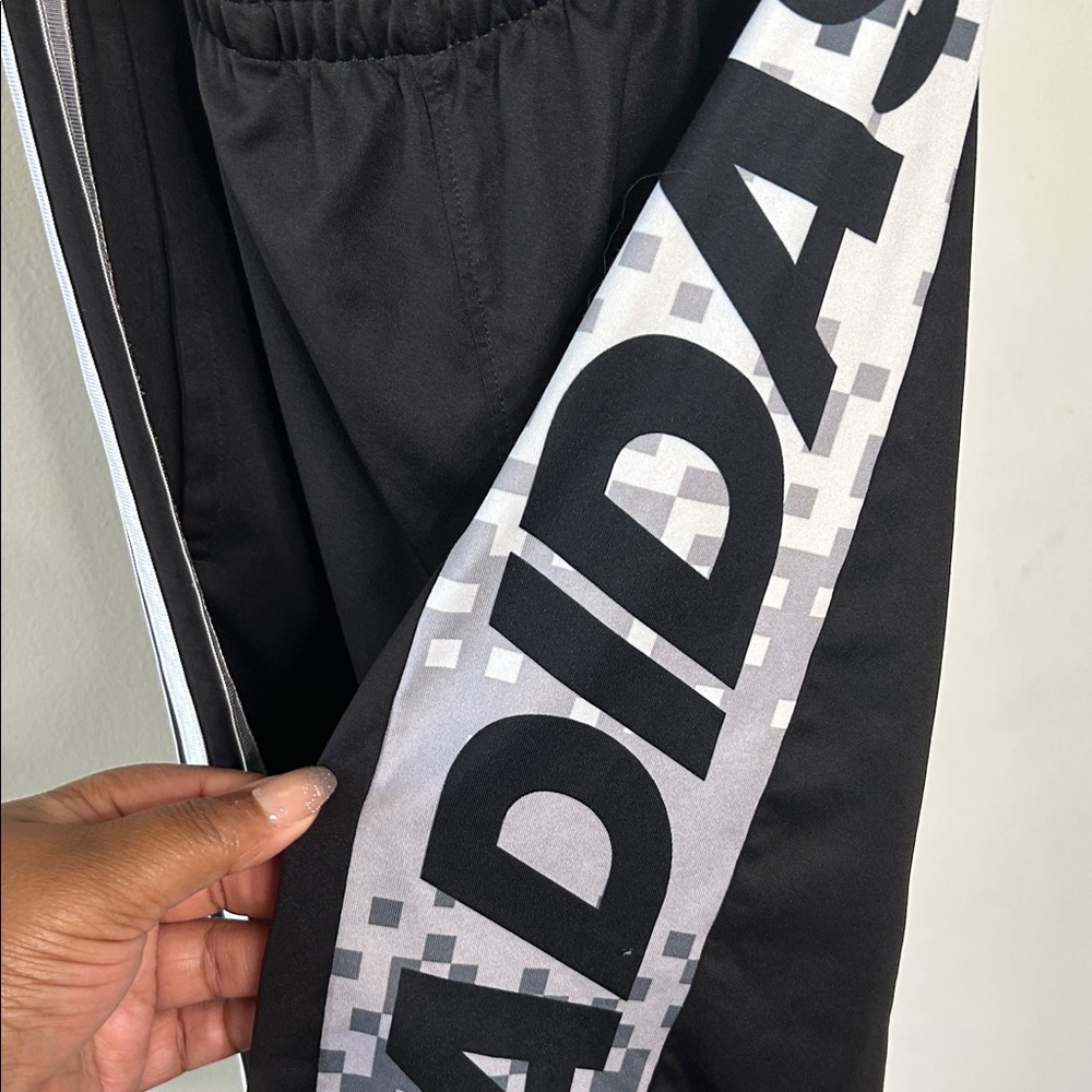 Adidas Men's Black and Gray Athletic Shorts - Picture 3 of 5
